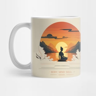 Samadhi, meditation, mindfulness, nature Mug